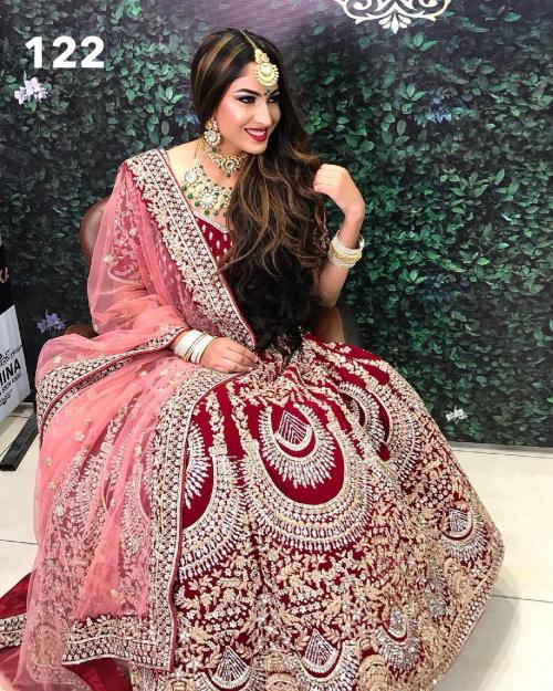 Latest Contrasting Dupattas For Bridal Lehengas We Are Crushing On