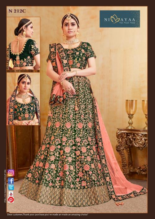Mahotsav Nimayaa Shubh Vivah Designer Wedding Choli 212 C Price - 10828
