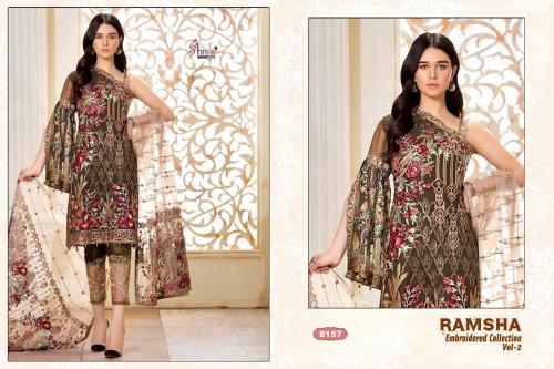 Shree Fabs Ramsha Embroidered Collection 8157