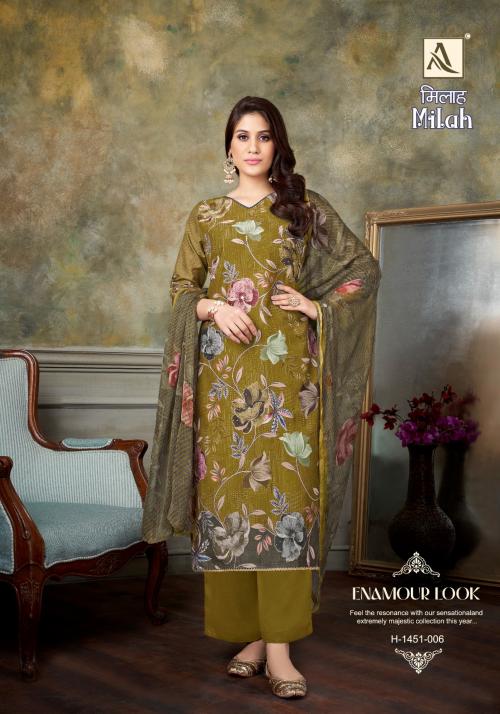 ALOK SUIT MILAH H-1451-006 Price - 825