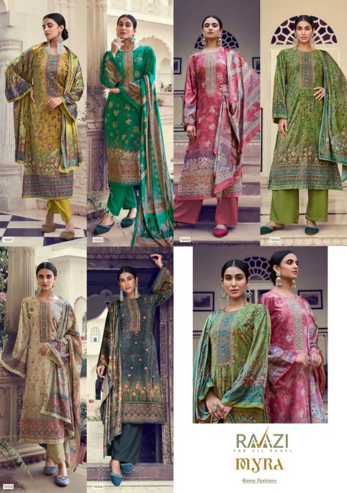 Rama Fashion Raazi Myra 1001-1006 Price - 9270