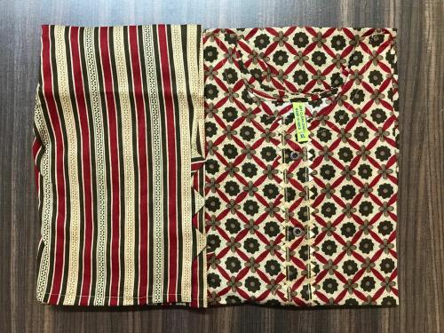 Non Catalog Fancy Jaipuri Cotton Print Kurtis With Pant D Price - 499
