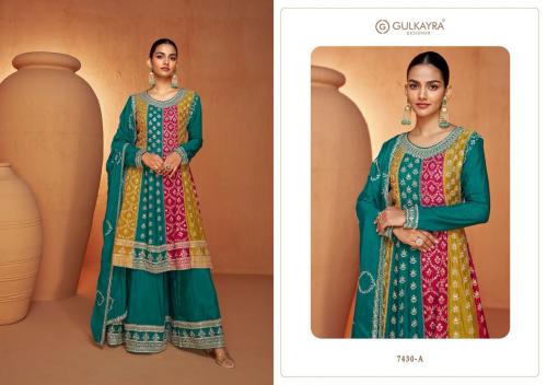 GULKAYRA DESIGNER RUHI 7430-A TO 7430-C