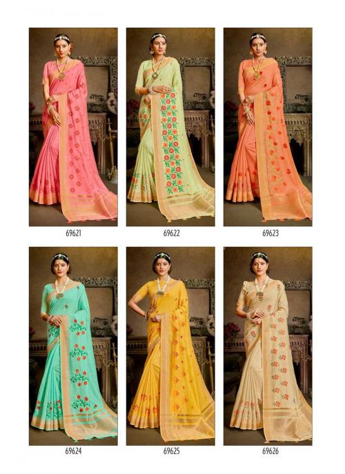 Lifestyle Saree Jaipuri Linen 69621-69626 Price - 5514