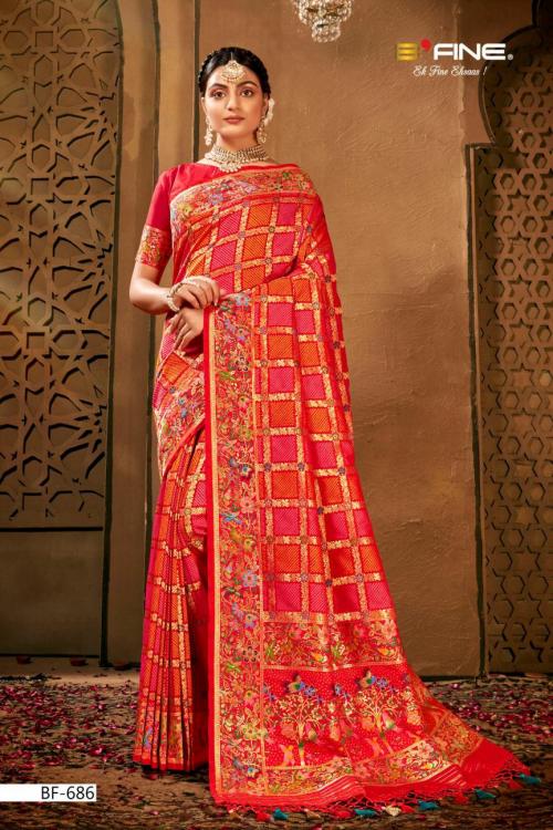 B Fine Saree Bandhini BF-686 Price - 2465
