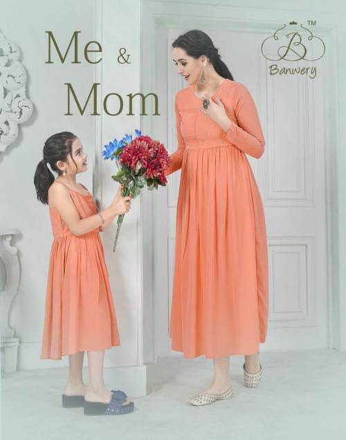 Banwery Fashion Me & Mom 1001 Price - Combo Rate :1149, Mother Rate: 750 ,Daughter :-450