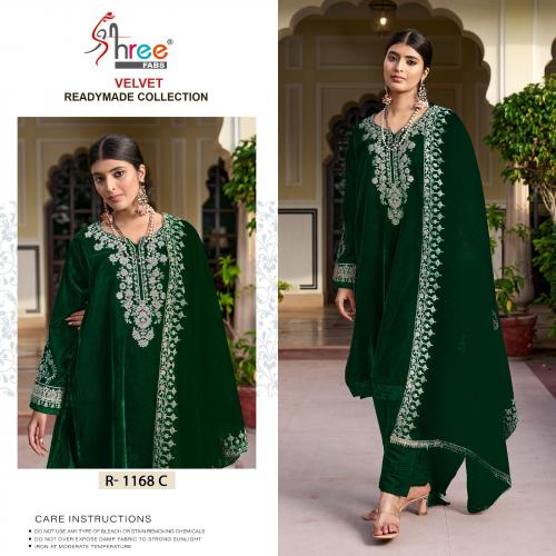 Shree Fab Ready Made Velvet Collection R-1168-C Price - 1500