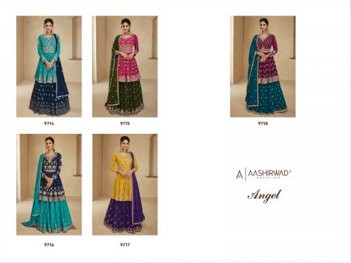 Aashirwad Creation Angel 9714-9718 Price - 13000