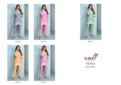 Vamika Fashion Veera Silver 5004 Colors  Price - 5725