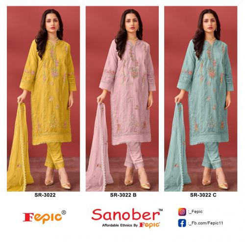 Fepic Rosemeen Sanober SR-3022 Colors  Price - 3975