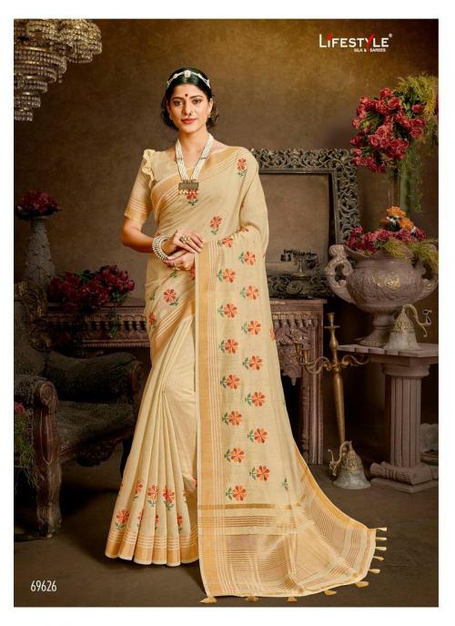 Lifestyle Saree Jaipuri Linen 69626 Price - 919
