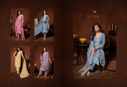 Viradi Fashion Vatsam Shilpa Vol-3 511-514 Price - 5500