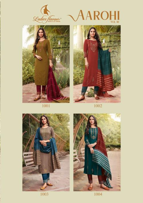 Ladies Flavour Aarohi Vol-10 1001-1004 Price - 4180