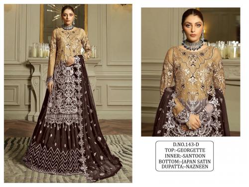 Pakistani Designer Suit KF-143-E Price - 1450