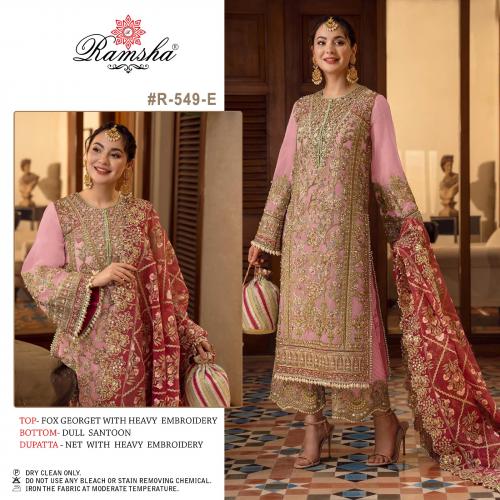 Ramsha Suit R-549-E Price - 1550