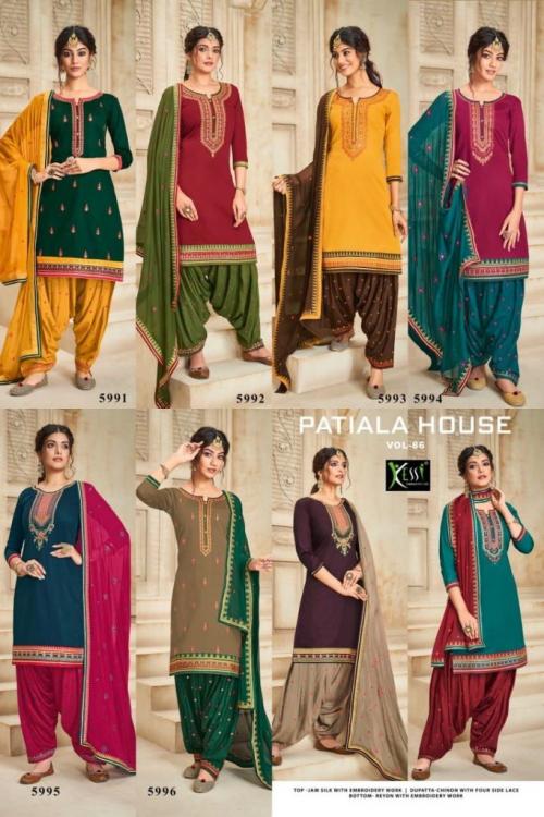 Kessi Fabric Patiala House 5991-5998 Price - 6792