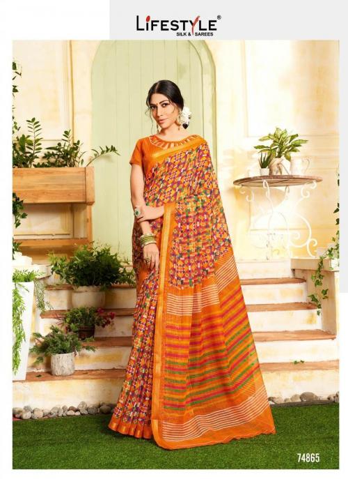 Lifestyle Saree Sarla Cotton 74865 Price - 570