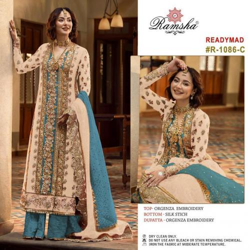 Ramsha Suit Ready Made R-1086-C Price - 1700