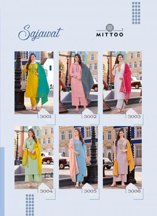 Mittoo Sajawat 3001-3006 Price - 5670