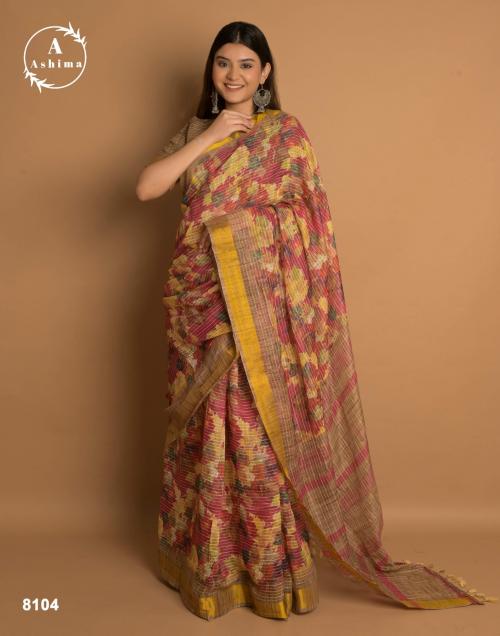 Ashima Saree Kaatha Cotton 8104 Price - 690