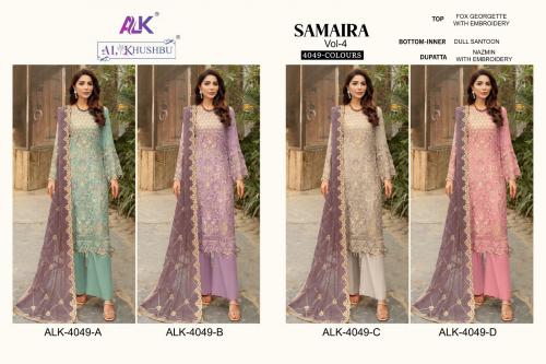 AL Khushbu Samaira 4049 Colors  Price - 5596