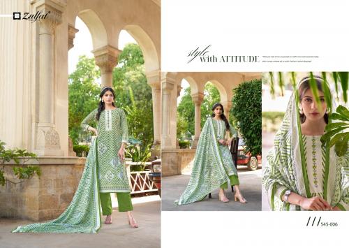 ZULFAT DESIGNER FARHANA VOL-5 545-006 Price - 475