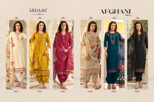 LILY & LALI AFGHANI-2 16001 TO 16006 Price - 8370