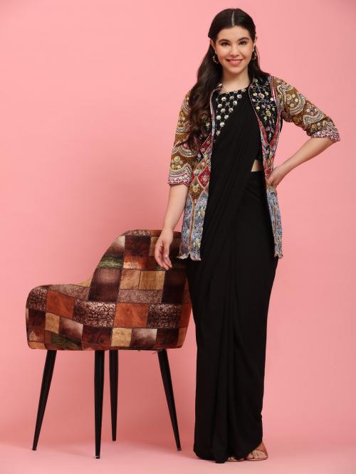 Aamoha Trendz Ready To Wear Designer Saree 290-A Price - 3495