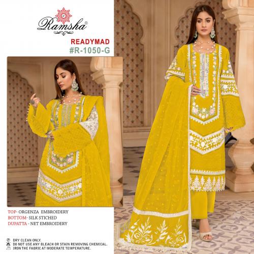 Ramsha Suit Ready Made Collection R-1050-G Price - 1500