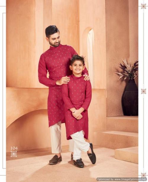 Banwery Fashion Father Son 104 Price - Combo Rate :-1049 , Father :-649, Son :-549