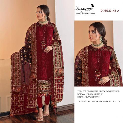 Serene Pakistani Suit S-41-A Price - 1300