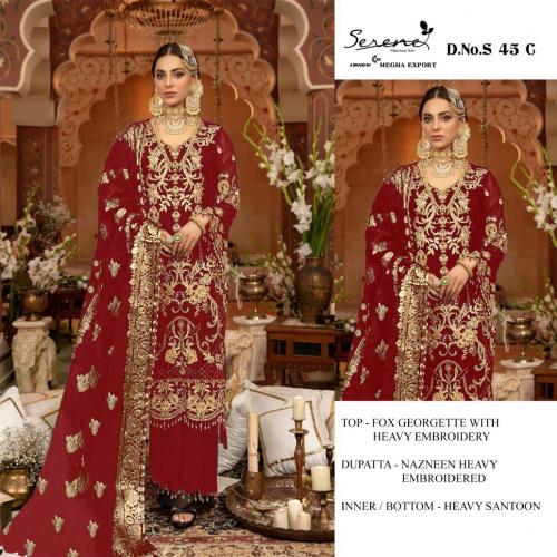 Serene Pakistani Suit S-45-C Price - 1300