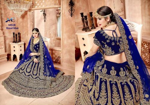 Mansi Creation Velvet Designer Bridal Wedding Lehenga MC-1051-B Price - 3850