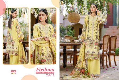 Shree Fab Firdous Exclusive Collection 1790 Price - Chiffon Dup-849 , Cotton Dup-901	