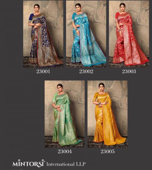 Mintorsi Saree Glamour 2 23001-23005 Price - 7525