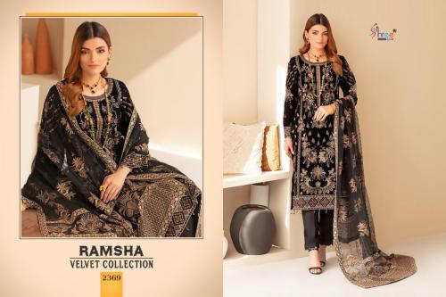 Shree Fab Ramsha Velvet Collection 2369 Price - 1449