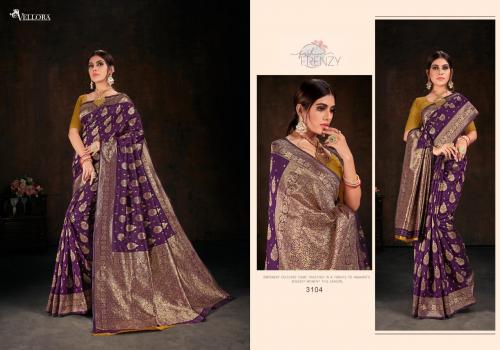 Vellora Saree Kara Silk 3104 Price - Full Set-695, Single- 825
