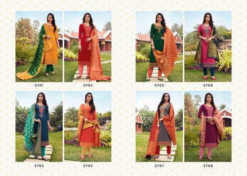 Kessi Fabrics Asopalav  5701-5708 Price - 7992