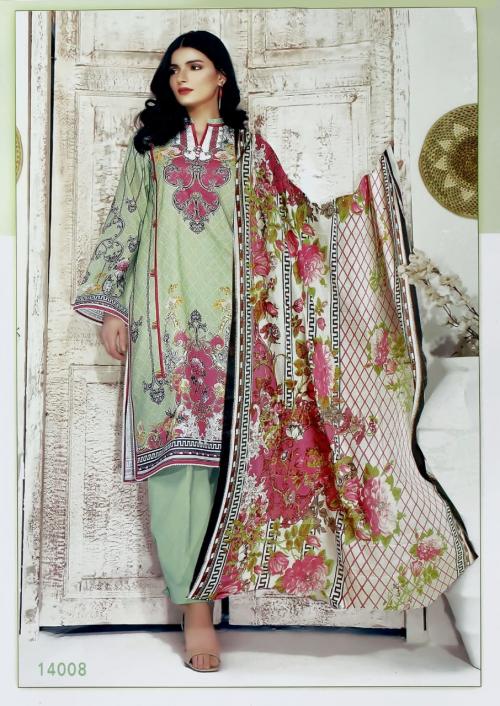 Apana Cotton Suit Aaliya Karachi Cotton 14008 Price - 449