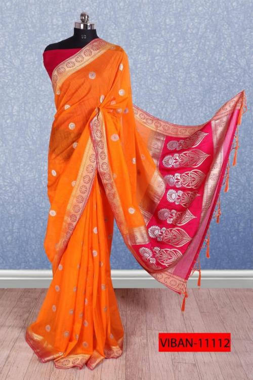 Mintorsi Designer Banarasi Silk Saree 11112 Price - 1530
