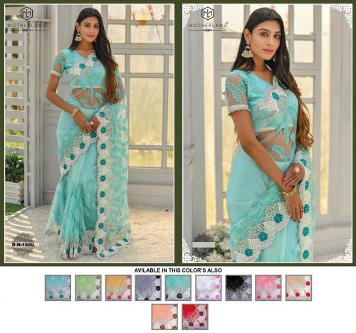 Motherland Net Designer Wedding Saree 1089 Price - 4880