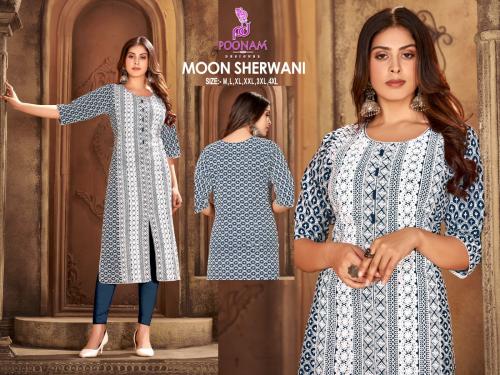 Poonam Designer Moon Sherwani 1004 Price - 405