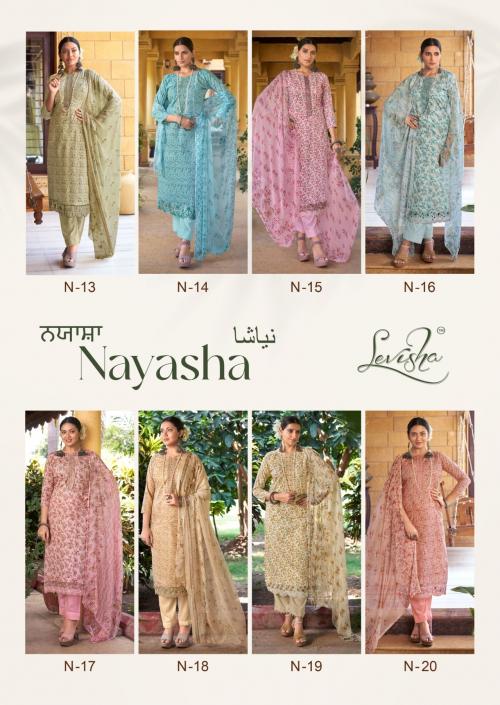 LEVISHA NAYASHA N-13 TO N-20 Price - 6760