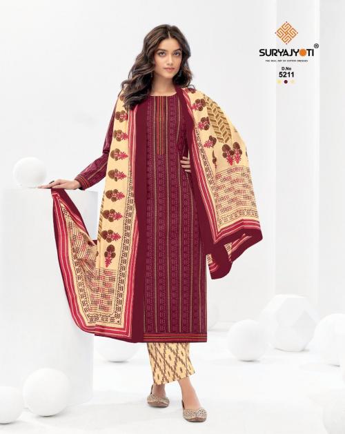 Suryajyoti Trendy Cottons 5211 Price - 530