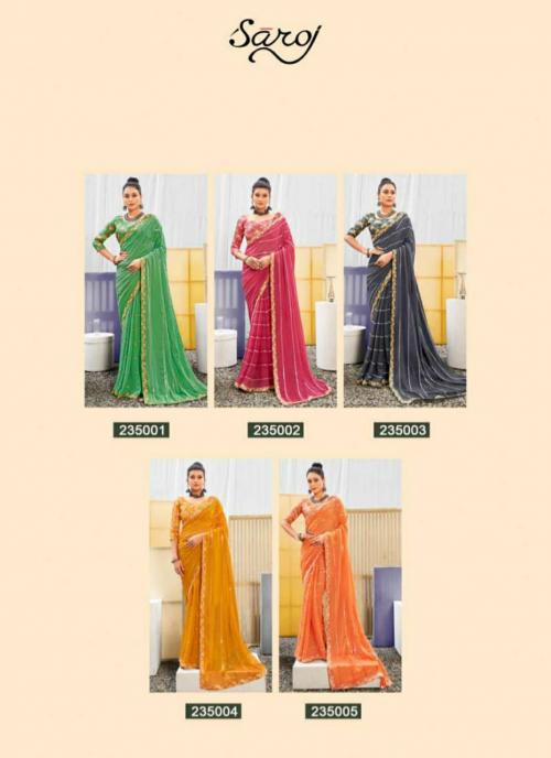 Saroj Saree Gulika 235001-235005 Price - 5725