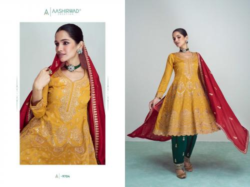 Aashirwad Creation Riwaaz 9704-9708 Series