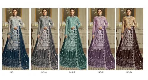 Pakistani Designer Suit KF-143 Colors  Price - 7250