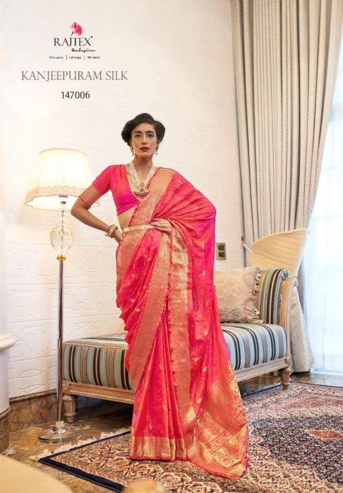 Rajtex Saree Kanjeepuram Silk 147006 Price - 1245