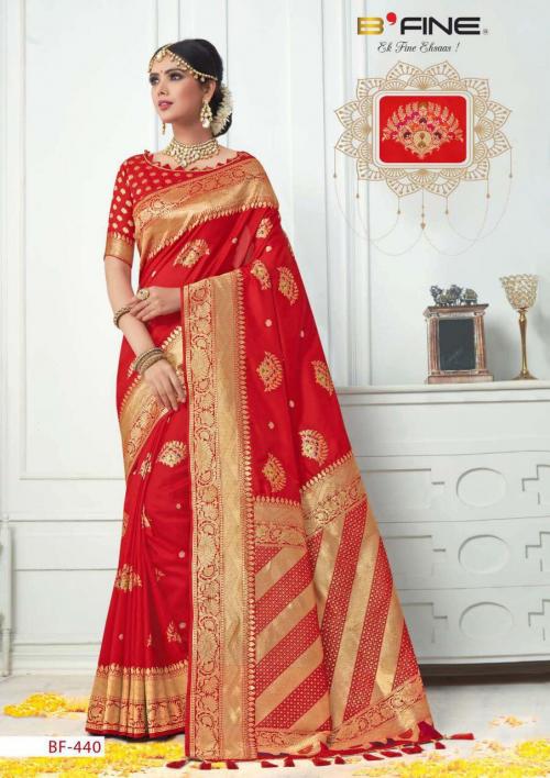 B Fine Saree Ask BF-440 Price - 2245