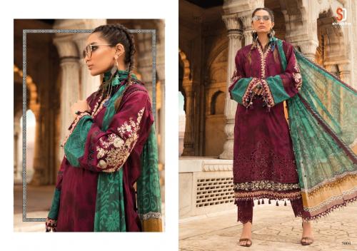 Shraddha Designer Maria B Lawn 3004 Price - Chiffon Dup-799, Cotton Dup-849